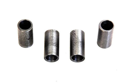 V-Twin Motor Mount Bushing Kit for Harley Davidson FL Models - 3/8 Inch Inner Diameter, Raw Steel by V-Twin