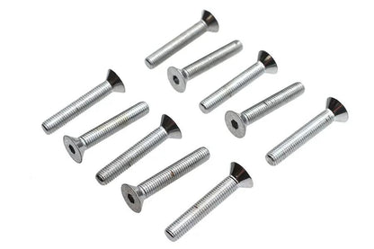 Colony FHS-110 Chrome Flat Head Allen Screws, 1/4 inch-28 x 1-1/2 inch by Colony