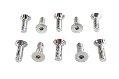 Colony FHS-116 Allen Flat Head Screws, Chrome Finish, 5/16 inch x 1 inch, Fine Thread by Colony