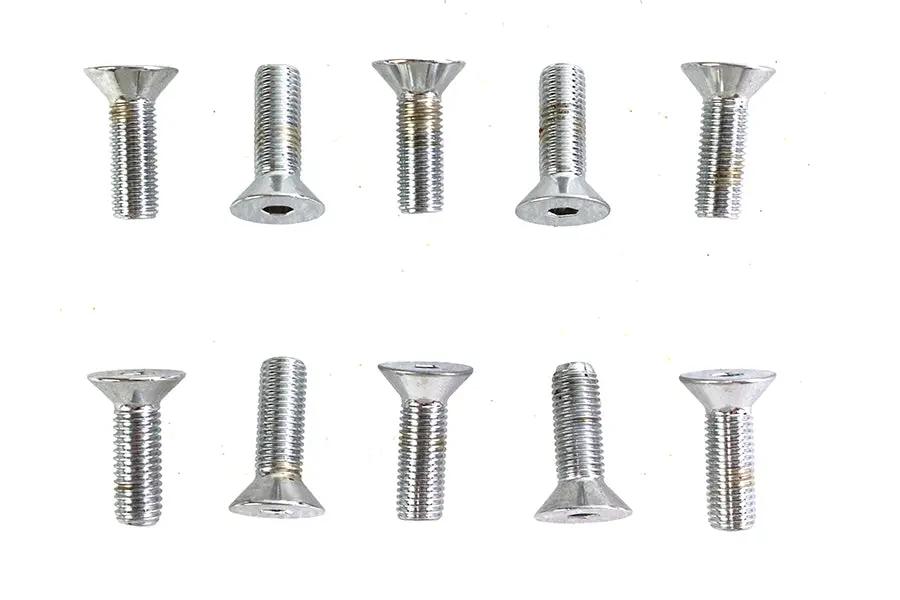 Colony FHS-116 Allen Flat Head Screws, Chrome Finish, 5/16 inch x 1 inch, Fine Thread by Colony