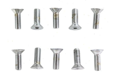 Colony FHS-116 Allen Flat Head Screws, Chrome Finish, 5/16 inch x 1 inch, Fine Thread by Colony