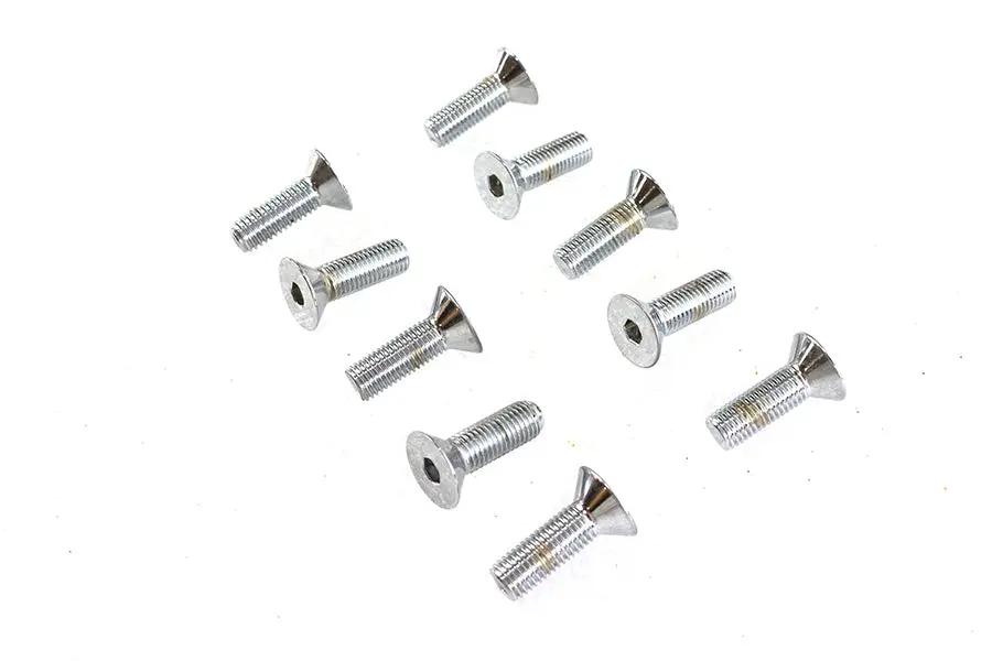 Colony FHS-116 Allen Flat Head Screws, Chrome Finish, 5/16 inch x 1 inch, Fine Thread by Colony