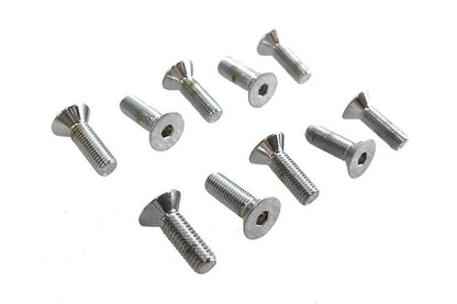 Colony FHS-116 Allen Flat Head Screws, Chrome Finish, 5/16 inch x 1 inch, Fine Thread by Colony