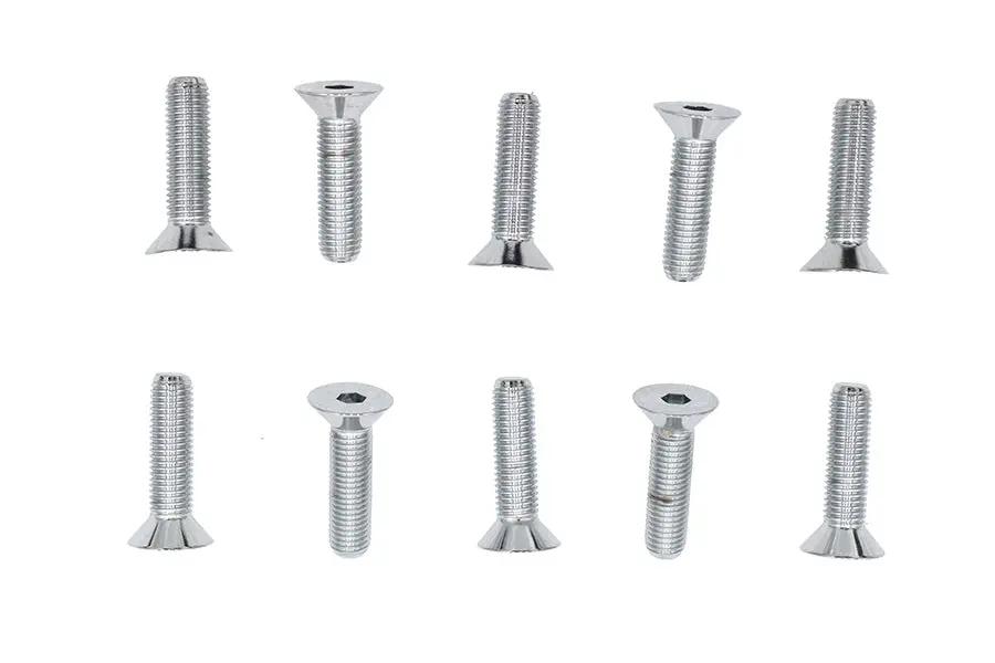 Colony FHS-117 Allen Flat Head Screws – Chrome Finish, 5/16 inch x 1-1/4 inch, Fine Thread by Colony