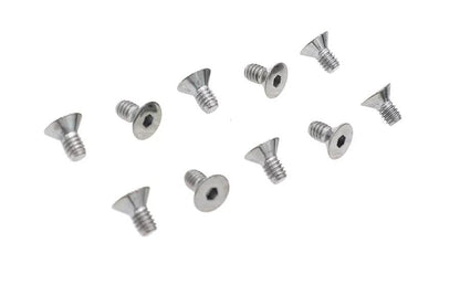 Colony FHS-153 Chrome Allen Flat Head Screws, 1/4 inch x 1/2 inch Coarse Thread by Colony