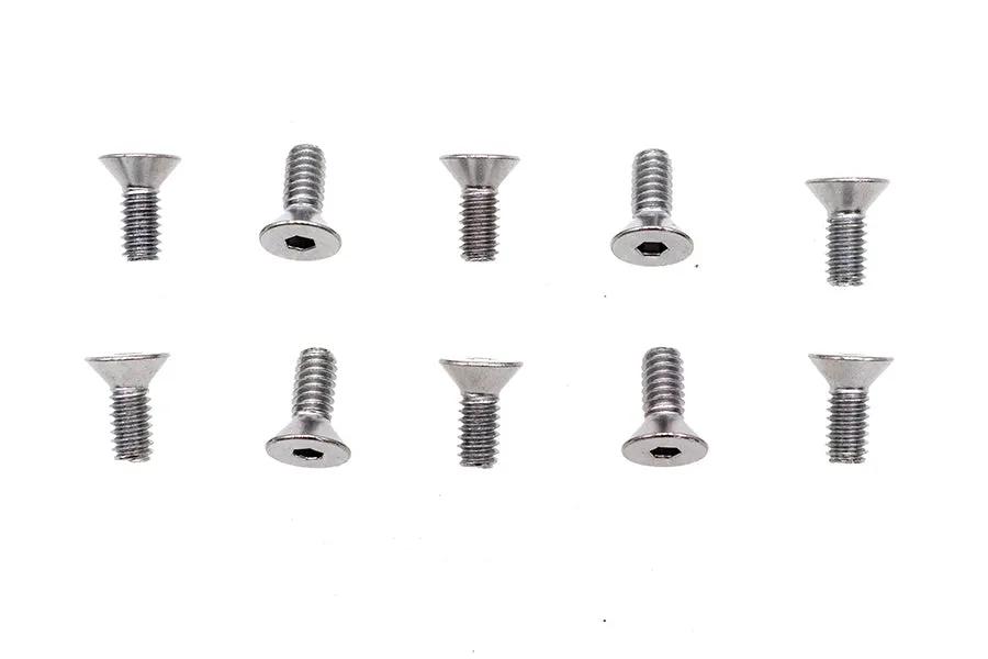 Colony FHS-154 Chrome Flat Head Allen Screws, 1/4 inch x 5/8 inch Coarse Thread by Colony
