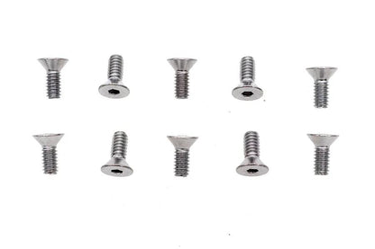 Colony FHS-154 Chrome Flat Head Allen Screws, 1/4 inch x 5/8 inch Coarse Thread by Colony