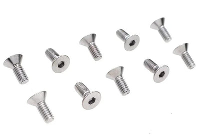 Colony FHS-154 Chrome Flat Head Allen Screws, 1/4 inch x 5/8 inch Coarse Thread by Colony