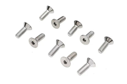 Colony FHS-155 Chrome Flat Head Allen Screws – 1/4 in x 3/4 in Coarse Thread by Colony