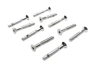Colony FHS-160 Allen Flat Head Screws, Chrome Finish, 1/4 inch-20 x 1-3/4 inch by Colony