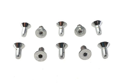 Colony Allen Flat Head Screws Chrome 5/16 inch x 1/2 inch, Coarse Thread, Part Number FHS-0165 by Colony