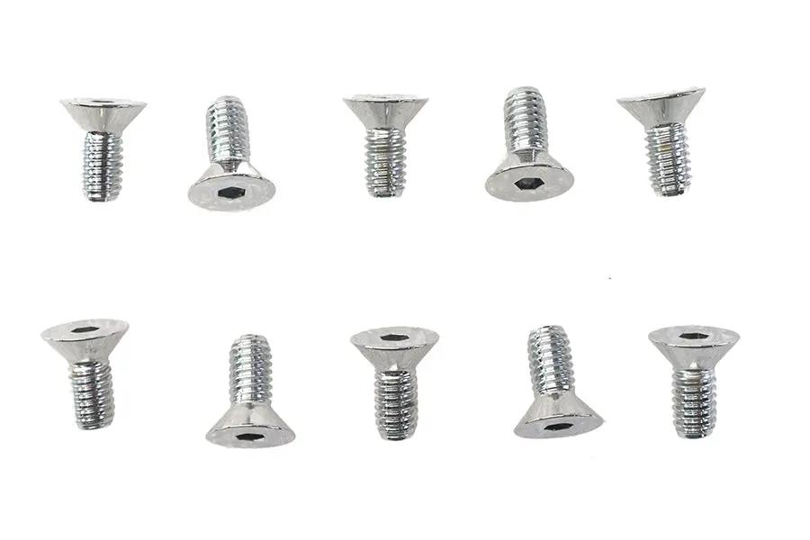 Colony Allen Flat Head Screws Chrome 5/16 inch x 1/2 inch, Coarse Thread, Part Number FHS-0165 by Colony