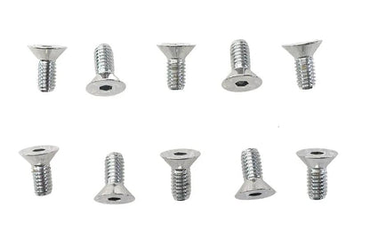 Colony Allen Flat Head Screws Chrome 5/16 inch x 1/2 inch, Coarse Thread, Part Number FHS-0165 by Colony