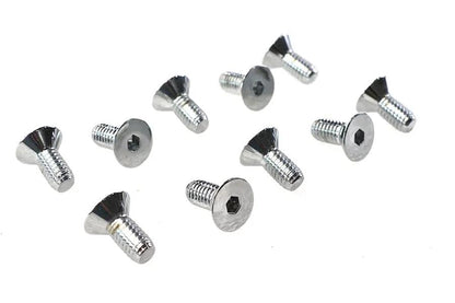 Colony Allen Flat Head Screws Chrome 5/16 inch x 1/2 inch, Coarse Thread, Part Number FHS-0165 by Colony