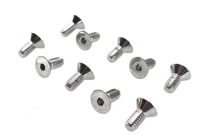 Colony Allen Flat Head Screws Chrome 5/16 inch x 1/2 inch, Coarse Thread, Part Number FHS-0165 by Colony