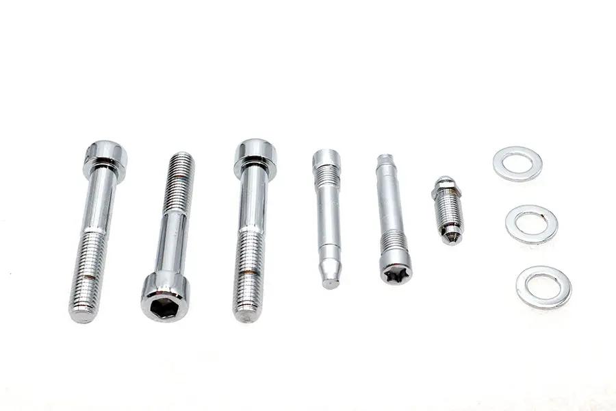 Gardner-Westcott P-80-148 Allen Mount Kit for Rear Caliper Chrome - Fits Harley Davidson FXST and FXD Models by Gardner-Westcott