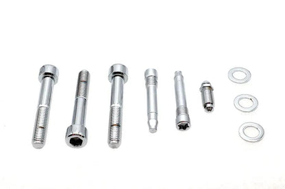 Gardner-Westcott P-80-148 Allen Mount Kit for Rear Caliper Chrome - Fits Harley Davidson FXST and FXD Models by Gardner-Westcott