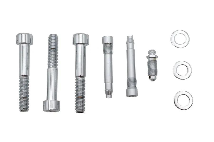 Gardner-Westcott P-80-148 Allen Mount Kit for Rear Caliper Chrome - Fits Harley Davidson FXST and FXD Models by Gardner-Westcott