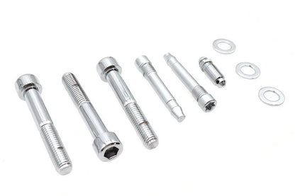 Gardner-Westcott P-80-148 Allen Mount Kit for Rear Caliper Chrome - Fits Harley Davidson FXST and FXD Models by Gardner-Westcott