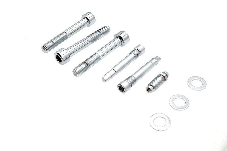 Gardner-Westcott P-80-148 Allen Mount Kit for Rear Caliper Chrome - Fits Harley Davidson FXST and FXD Models by Gardner-Westcott