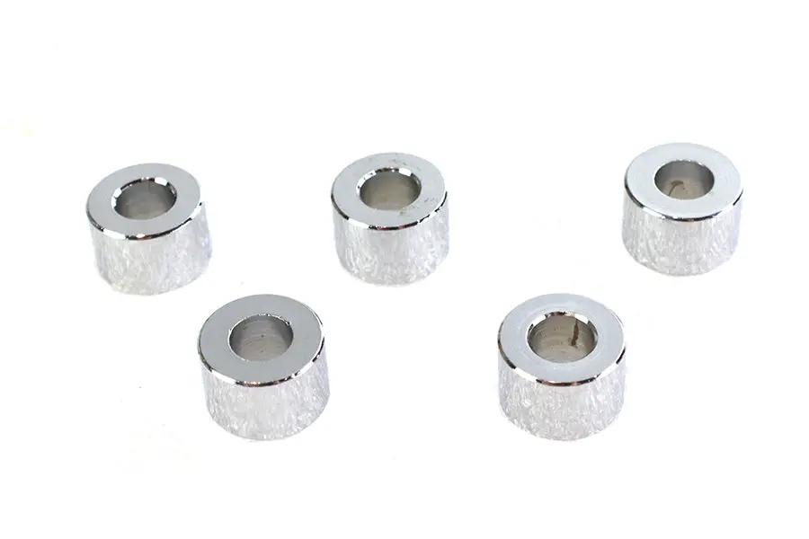 V-Twin Chrome Steel Spacers 3/8 inch Inner Diameter x 3/4 inch Outer Diameter x 1/2 inch Length by V-Twin