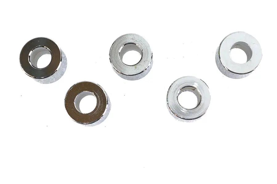 V-Twin Chrome Steel Spacers 3/8 inch Inner Diameter x 3/4 inch Outer Diameter x 1/2 inch Length by V-Twin