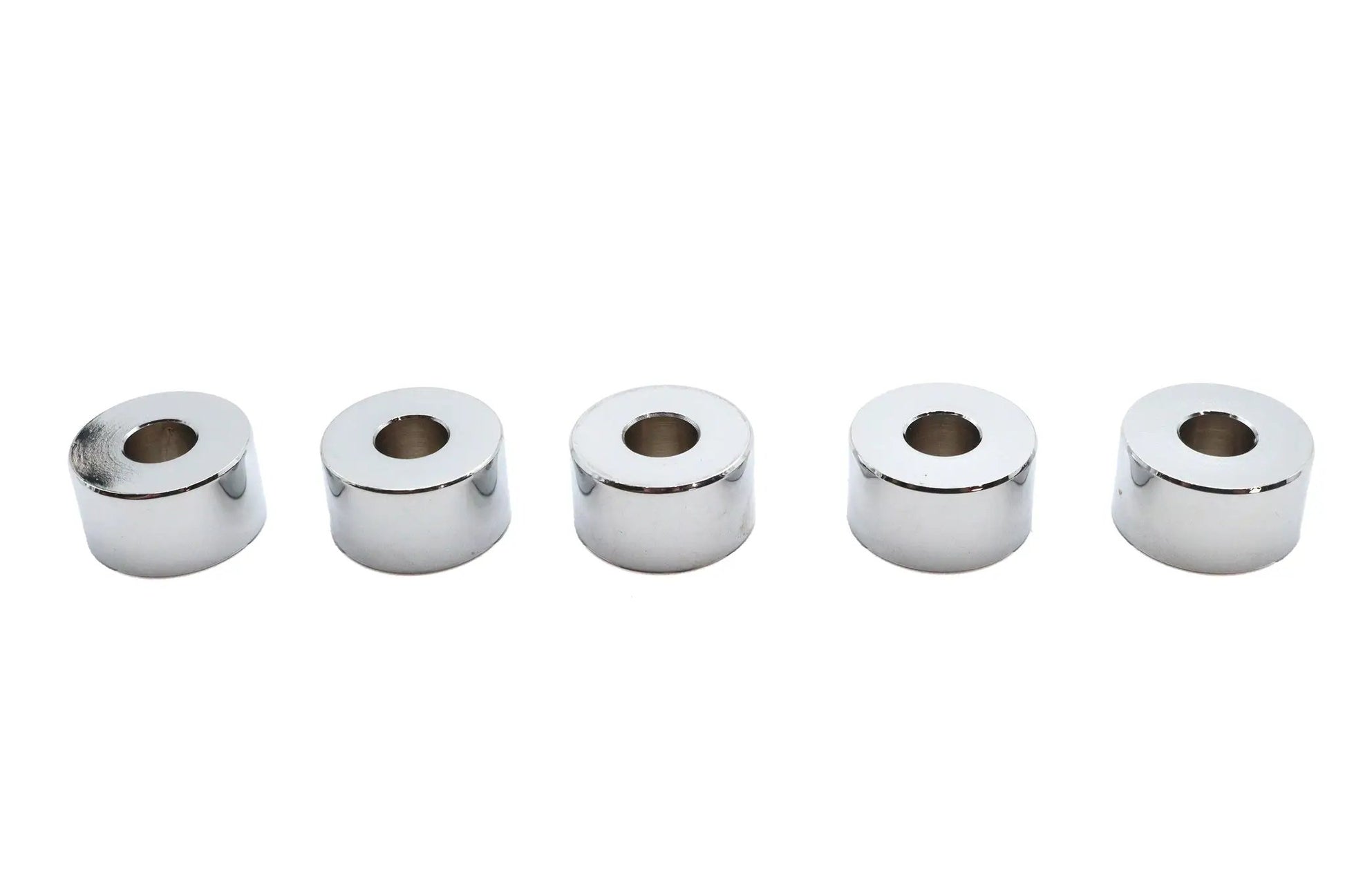 V-Twin Chrome Spacers 1/2 Inch Inner Diameter x 5/8 Inch Outer Diameter x 1-1/4 Inch Length by V-Twin