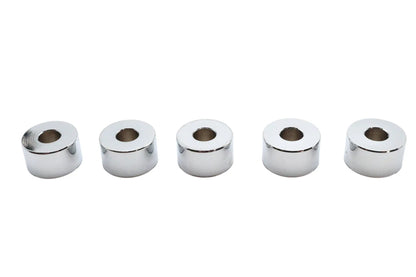 V-Twin Chrome Spacers 1/2 Inch Inner Diameter x 5/8 Inch Outer Diameter x 1-1/4 Inch Length by V-Twin