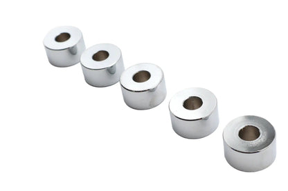 V-Twin Chrome Spacers 1/2 Inch Inner Diameter x 5/8 Inch Outer Diameter x 1-1/4 Inch Length by V-Twin