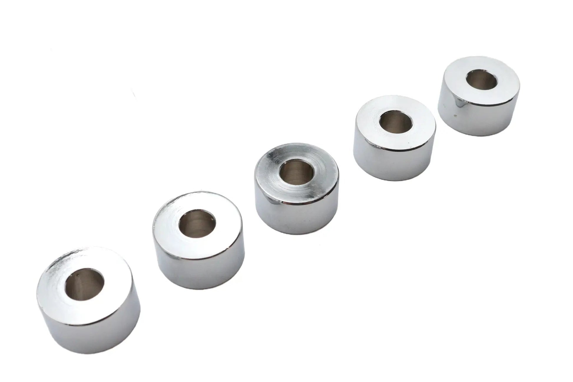 V-Twin Chrome Spacers 1/2 Inch Inner Diameter x 5/8 Inch Outer Diameter x 1-1/4 Inch Length by V-Twin