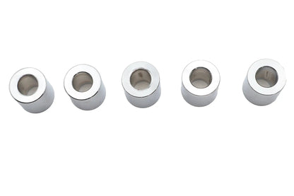 Colony Chrome Steel Spacers 3/8 inch Inner Diameter x 3/4 inch Outer Diameter x 3/4 inch Length (Pack of 5) by Colony