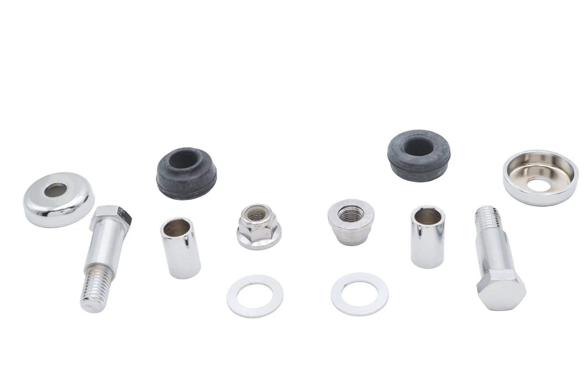 V-Twin Shock Stud Kit Chrome for Harley Davidson FXST Models by V-Twin