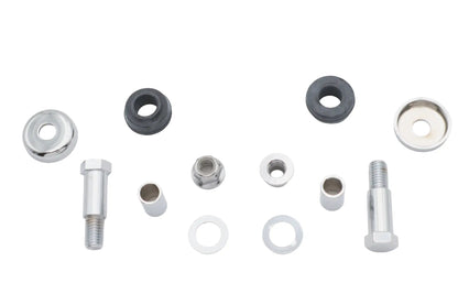 V-Twin Shock Stud Kit Chrome for Harley Davidson FXST Models by V-Twin