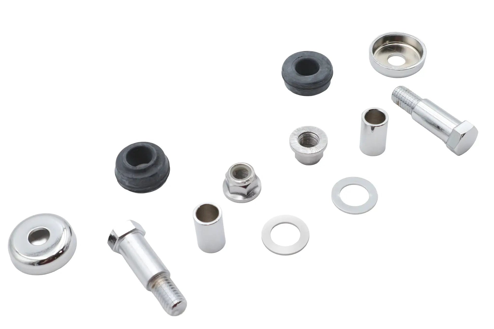 V-Twin Shock Stud Kit Chrome for Harley Davidson FXST Models by V-Twin