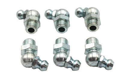 Colony 2860-6 Zinc Grease Fittings with 5/16 Inch X 32 Thread, 67.5° Angle, Fits Harley Davidson Models by Colony