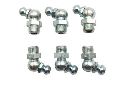Colony 2860-6 Zinc Grease Fittings with 5/16 Inch X 32 Thread, 67.5° Angle, Fits Harley Davidson Models by Colony