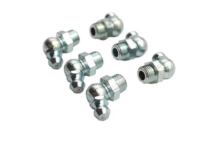 Colony 2860-6 Zinc Grease Fittings with 5/16 Inch X 32 Thread, 67.5° Angle, Fits Harley Davidson Models by Colony