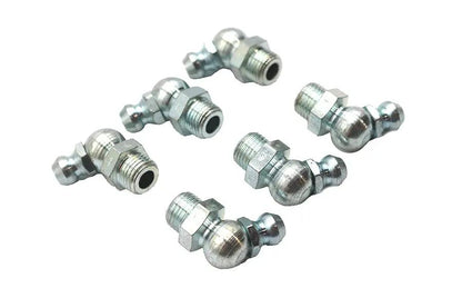 Colony 2860-6 Zinc Grease Fittings with 5/16 Inch X 32 Thread, 67.5° Angle, Fits Harley Davidson Models by Colony