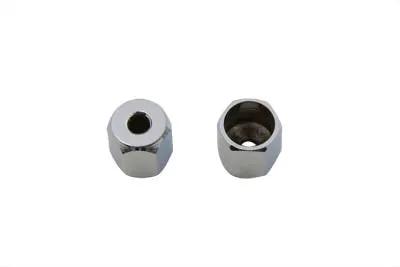 OE Chrome Turn Signal Bar End Nuts Set - Part Number 68424-89 by OE