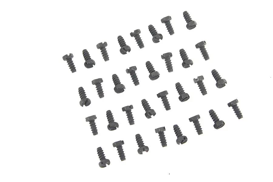 Colony Rocker Box Cover Screw Set Parkerized for Harley Davidson EL and FL (1936-1945) by Colony