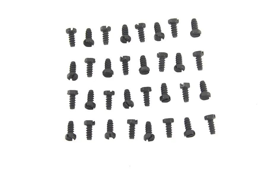 Colony Rocker Box Cover Screw Set Parkerized for Harley Davidson EL and FL (1936-1945) by Colony