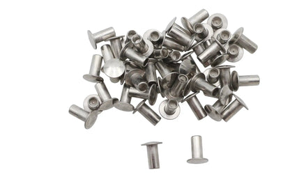 V-Twin 1/4 Inch Saddlebag Rivets - Heat Treated Zinc Finish for Harley Davidson Bagger Storage by V-Twin