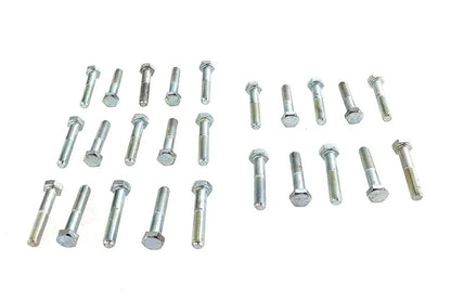 V-Twin Hex Cap Bolts Zinc 5/16 inch x 1-3/4 inch - Fine Thread, USA Made by V-Twin