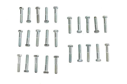 V-Twin Hex Cap Bolts Zinc 5/16 inch x 1-3/4 inch - Fine Thread, USA Made by V-Twin