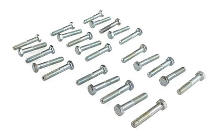 V-Twin Hex Cap Bolts Zinc 5/16 inch x 1-3/4 inch - Fine Thread, USA Made by V-Twin