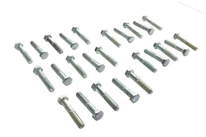 V-Twin Hex Cap Bolts Zinc 5/16 inch x 1-3/4 inch - Fine Thread, USA Made by V-Twin
