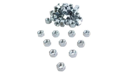 V-Twin Zinc Hex Nuts 3/8 inch-16 Standard, 50 Pack by V-Twin
