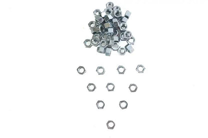 V-Twin Zinc Hex Nuts 3/8 inch-16 Standard, 50 Pack by V-Twin