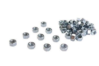 V-Twin Zinc Hex Nuts 3/8 inch-16 Standard, 50 Pack by V-Twin