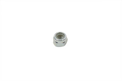 V-Twin Zinc Hex Nuts 3/8 inch-24 Nyloc with Vibration-Resistant Plastic Insert, 50 Pack
